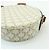 Céline Borsa a spalla e tracolla CELINE Macadam in pelle Ivory Brown - vista 14