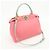 FENDI Peekaboo Mini Borsa a Tracolla e a Mano 2Way in Pelle Rosa 8BN244 - vista 4