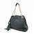 Borsa a tracolla in pelle con catena GUCCI SOHO Interlocking G Nero 536196 - vista 3