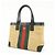Borsa Tote e Borsa a Tracolla GUCCI Sherry Canvas Leather Brown Beige 002・1119 - vista 3