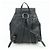 COACH Logo Leder-Rucksack mit Drehverschluss Schwarz - Ansicht 2