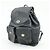COACH Logo Leder-Rucksack mit Drehverschluss Schwarz - Ansicht 3