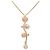 Collana TASAKI Perla e Diamante 0.03ct K18 750YG Oro Giallo - vista 2