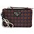 PRADA Triangle Logo Nylon Leather Mini Pouch Key Ring Navy 2TT072