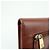 Cartera compacta tri-fold CHANEL COCO Mark de piel caviar marrón - vista 10
