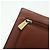 Cartera compacta tri-fold CHANEL COCO Mark de piel caviar marrón - vista 13