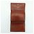 Cartera compacta tri-fold CHANEL COCO Mark de piel caviar marrón - vista 16