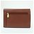 Cartera compacta tri-fold CHANEL COCO Mark de piel caviar marrón - vista 2