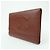 Cartera compacta tri-fold CHANEL COCO Mark de piel caviar marrón - vista 3