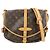 Borsa a Tracolla e Spalla Louis Vuitton Monogram Saumur 30 Marrone M42256