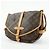 Borsa a Tracolla e Spalla Louis Vuitton Monogram Saumur 30 Marrone M42256 - vista 3
