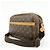 Borsa a tracolla Louis Vuitton Monogram Reporter PM Brown M45254 - vista 3