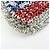 Autre Marque ANTEPRIMA Wire Bag PVC Satin 2Way Hand Shoulder Bag USA Flag - vista 9