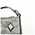 Borsa 2Way MCM Visetos Jacquard Canvas Leather Borsa a Tracolla Grigio Nero - vista 18