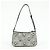 Borsa 2Way MCM Visetos Jacquard Canvas Leather Borsa a Tracolla Grigio Nero - vista 2