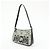 Borsa 2Way MCM Visetos Jacquard Canvas Leather Borsa a Tracolla Grigio Nero - vista 3