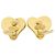 Orecchini a clip a cuore CHANEL COCO Mark placcati in oro dorato - vista 11