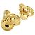 Orecchini a clip a cuore CHANEL COCO Mark placcati in oro dorato - vista 3