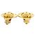 Orecchini a clip a cuore CHANEL COCO Mark placcati in oro dorato - vista 5
