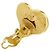 Orecchini a clip a cuore CHANEL COCO Mark placcati in oro dorato - vista 7