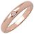 Anello Tiffany & Co Stacking Band 1P Diamond Ring K18 750PG Rose Gold US3.5