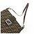 Borsa a tracolla FENDI Zucca Canvas Leather Brown Black 26727 - vista 6