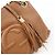 Borsa a spalla in pelle con catena GUCCI SOHO Interlocking G Marrone 308982 - vista 17