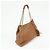 Borsa a spalla in pelle con catena GUCCI SOHO Interlocking G Marrone 308982 - vista 4