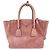 PRADA Triangle Logo Leder 2Way Tasche Handtasche Schultertasche Rosa