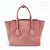 PRADA Triangle Logo Leder 2Way Tasche Handtasche Schultertasche Rosa - Ansicht 2