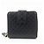 Cartera compacta bi-fold de piel Micro Guccissima GUCCI Negra 449395 - vista 2