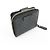 Cartera compacta bi-fold de piel Micro Guccissima GUCCI Negra 449395 - vista 4