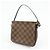 Louis Vuitton Damier Trousse Makeup Accessory Pouch Brown N51982 - vista 3