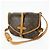 Louis Vuitton Monogram Saumur 30 Canvas Shoulder Bag Brown M42256 - vista 3