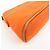 Hermès HERMES Bolide Pouch 20 Toile H Canvas Pouch Beauty Case Arancione - vista 6