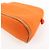 Hermès HERMES Bolide Pouch 20 Toile H Canvas Pouch Beauty Case Arancione - vista 7
