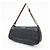 GUCCI Sherry Leather Denim Accessory Pouch Hand Bag Black 92820 - vista 3