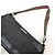 GUCCI Sherry Leather Denim Accessory Pouch Hand Bag Black 92820 - vista 6