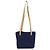 Hermès HERMES Amedaba Cabas de Poche Cotton Canvas Leather Tote Bag Navy