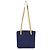Hermès HERMES Amedaba Cabas de Poche Cotton Canvas Leather Tote Bag Navy - Ansicht 2