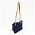 Hermès HERMES Amedaba Cabas de Poche Cotton Canvas Leather Tote Bag Navy - Ansicht 4