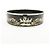 Hermès Bracciale HERMES Email GM Plated Horse Bangle Nero Argento - vista 2