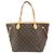 Borsa a spalla Tote Louis Vuitton Monogram Neverfull MM Brown M40156