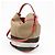 Borsa a mano e a tracolla 2Way Burberry Nova Plaid in Canvas e Pelle Beige - vista 3