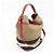 Borsa a mano e a tracolla 2Way Burberry Nova Plaid in Canvas e Pelle Beige - vista 4