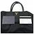 Borsa tote a mano PRADA in nylon e pelle con nastro Nero BN1601 - vista 23