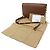 Borsa a tracolla con catena BURBERRY Nova Plaid in pelle e tela Brown Beige - vista 12