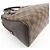 Borsa a mano Louis Vuitton Damier Ebene Canvas Leather Brera N51150 - vista 10