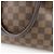 Borsa a mano Louis Vuitton Damier Ebene Canvas Leather Brera N51150 - vista 8