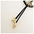 Louis Vuitton Porte Cles Very LV Circle Bag Charm Key Ring Black M63082 - vista 10